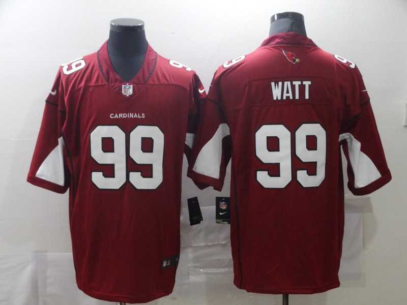 Men Arizona Cardinals 99 Watt Red Nike Vapor Untouchable Limited NFL Jerseys